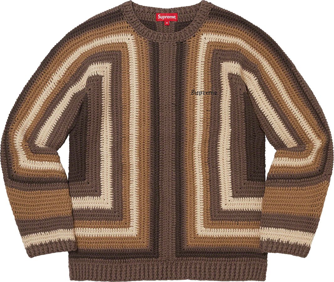 トップス Supreme Hand Crocheted Sweater Spring/Summer 2022 Preview – Supreme