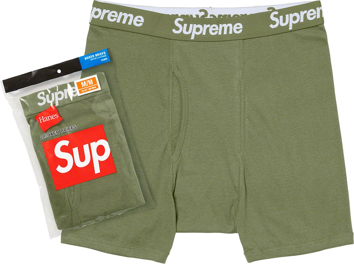 新品 Supreme®/Hanes® Boxer Briefs (4 Pack) Supreme Hanes Boxer Briefs (4 Pack) (SS23) - $40