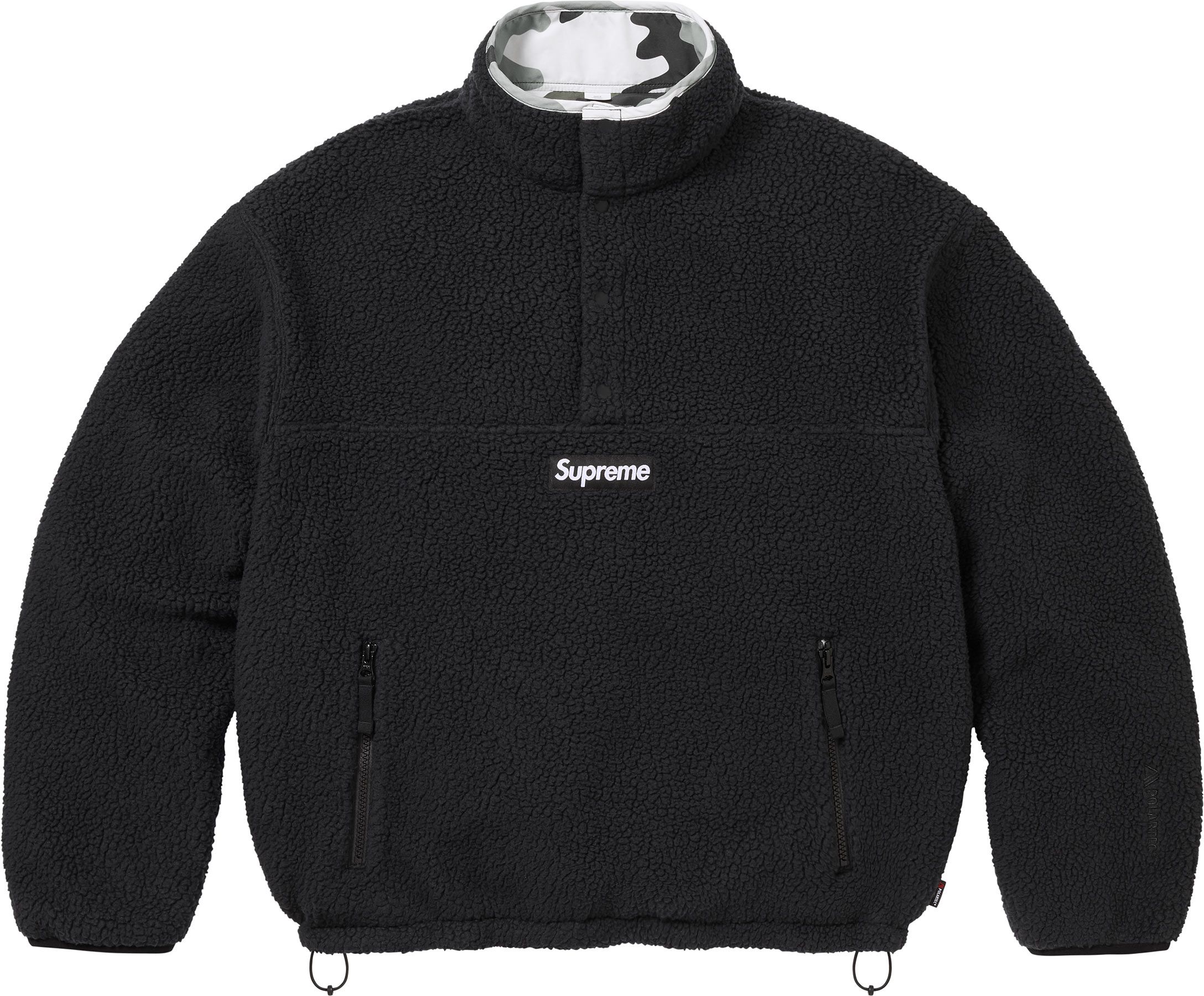 ジャケット・アウター Supreme Sherpa Fleece ReversibleWorkVest Supreme Roses Sherpa Fleece Reversible Jacket Red Men's