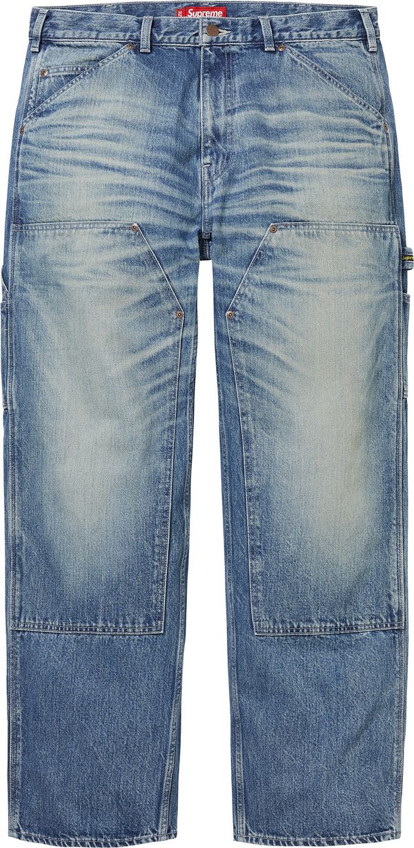 Worn Double Knee Denim Painter Jean