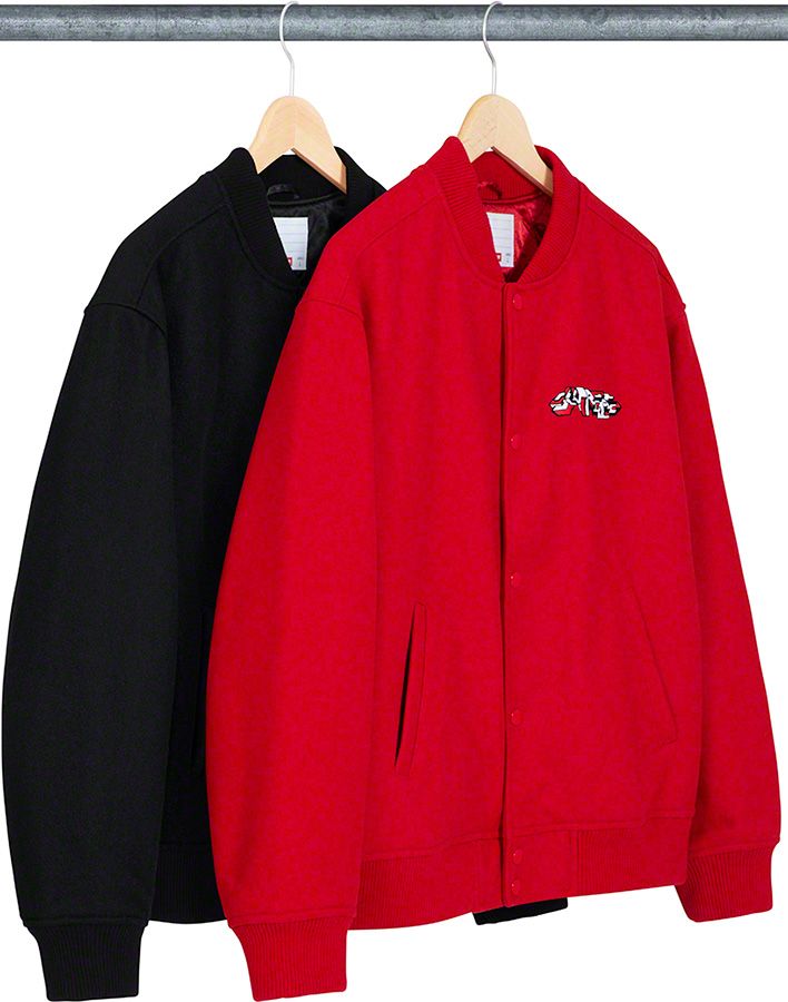 Supreme Delta Logo Varsity Jacket S