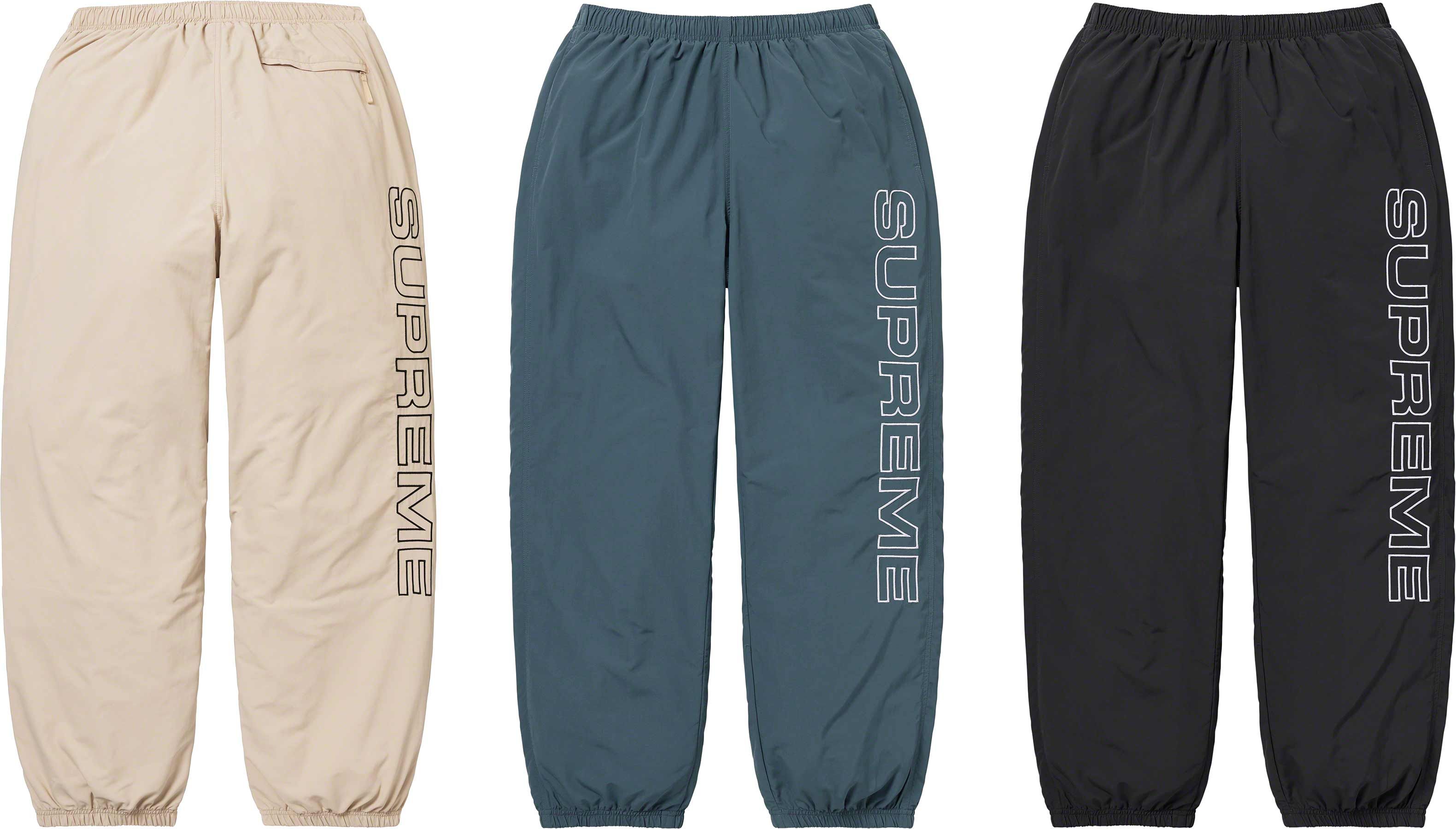 Supreme Spellout Track Pant シュプ スペルアウト　S Supreme Spellout Track Pant Black Size Medium Black | eBay