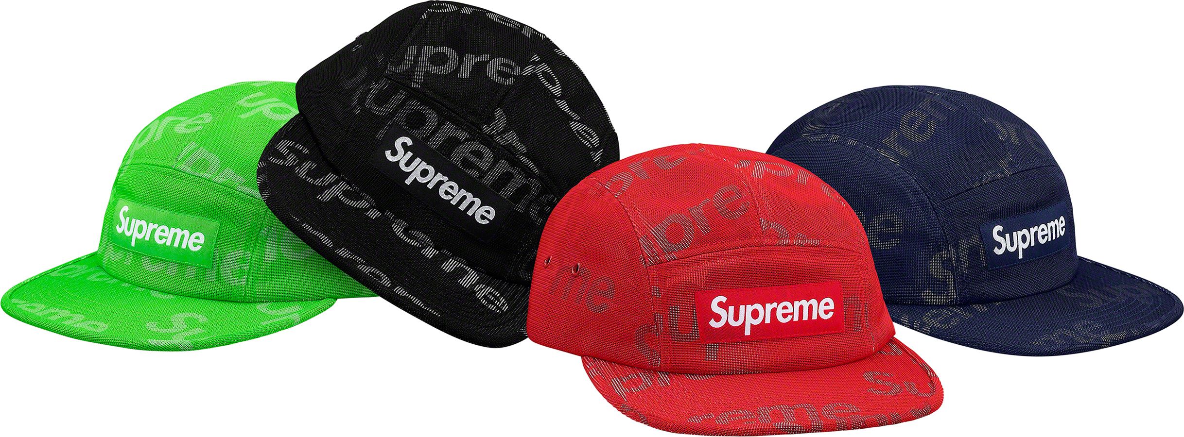 Supreme Fuck Everybody Jacquard キャンプキャップ Supreme Fuck Everybody Jacquard Camp Cap Red - SS19 - US