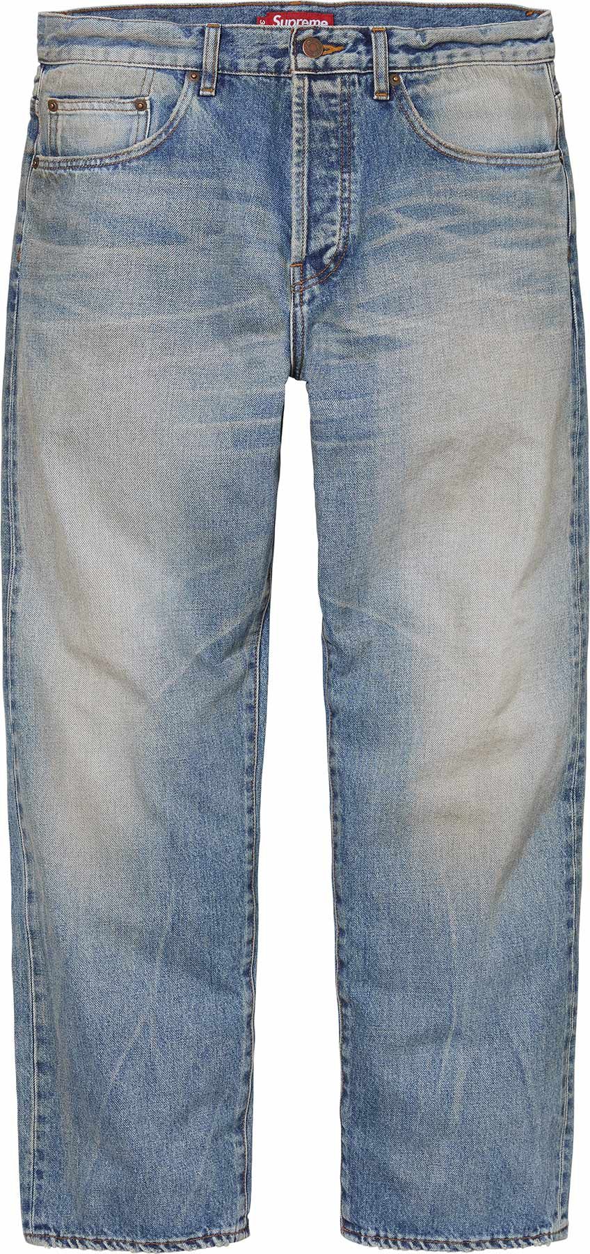 パンツ Supreme S Logo Loose Fit Jean M Supreme S Logo Loose Fit Jean (SS24) - $268