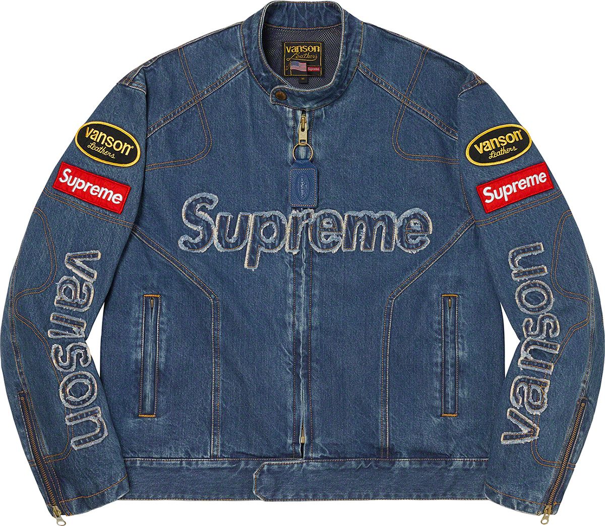 [即完売品]17ss Supreme Denim Jacket Mサイズ Supreme Studded Denim Trucker Jacket (SS17) - $228
