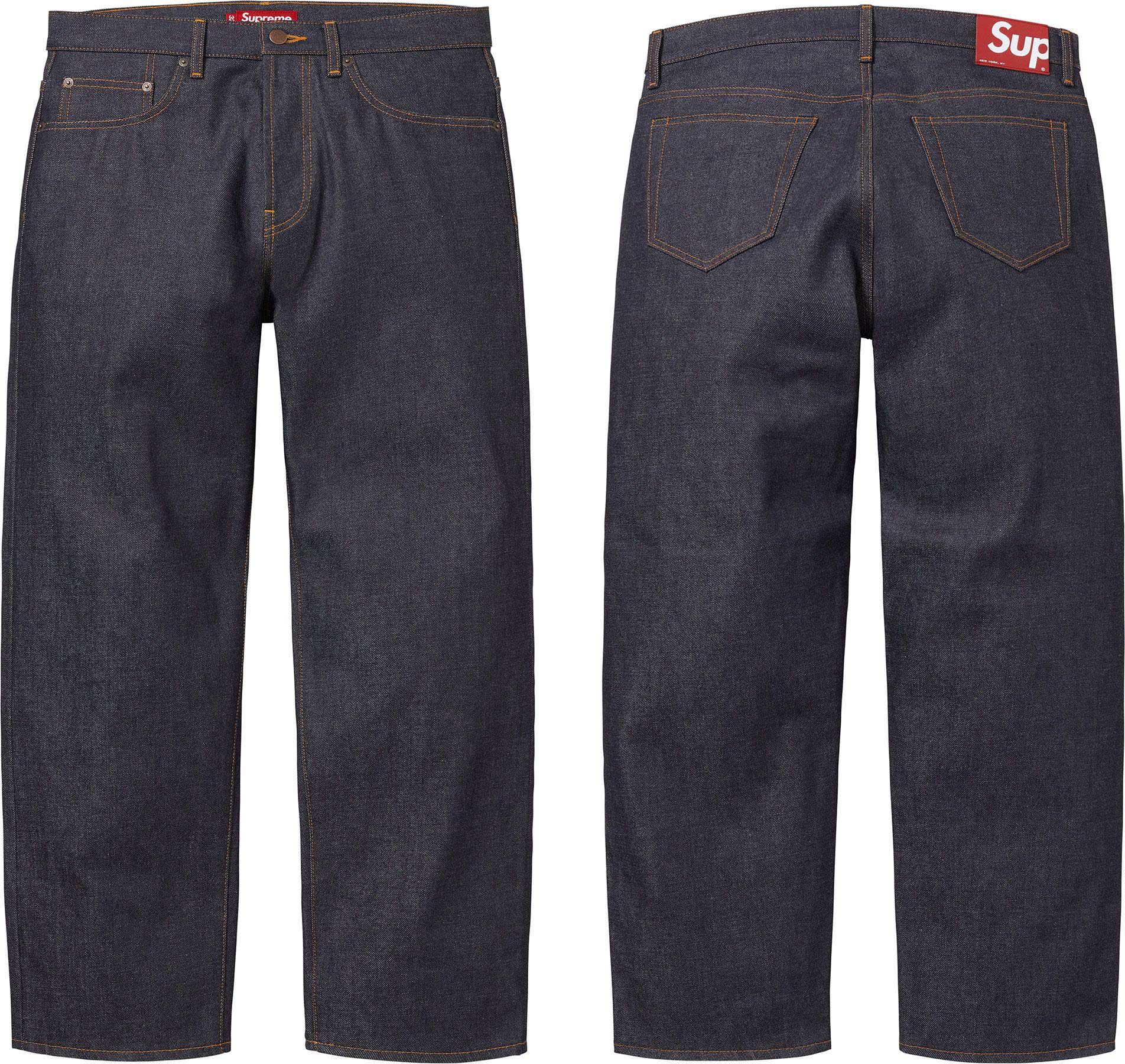 Supreme Rigid Baggy Selvedge Jean 36 日本製 Supreme Rigid Baggy Selvedge Jean 36 日本製