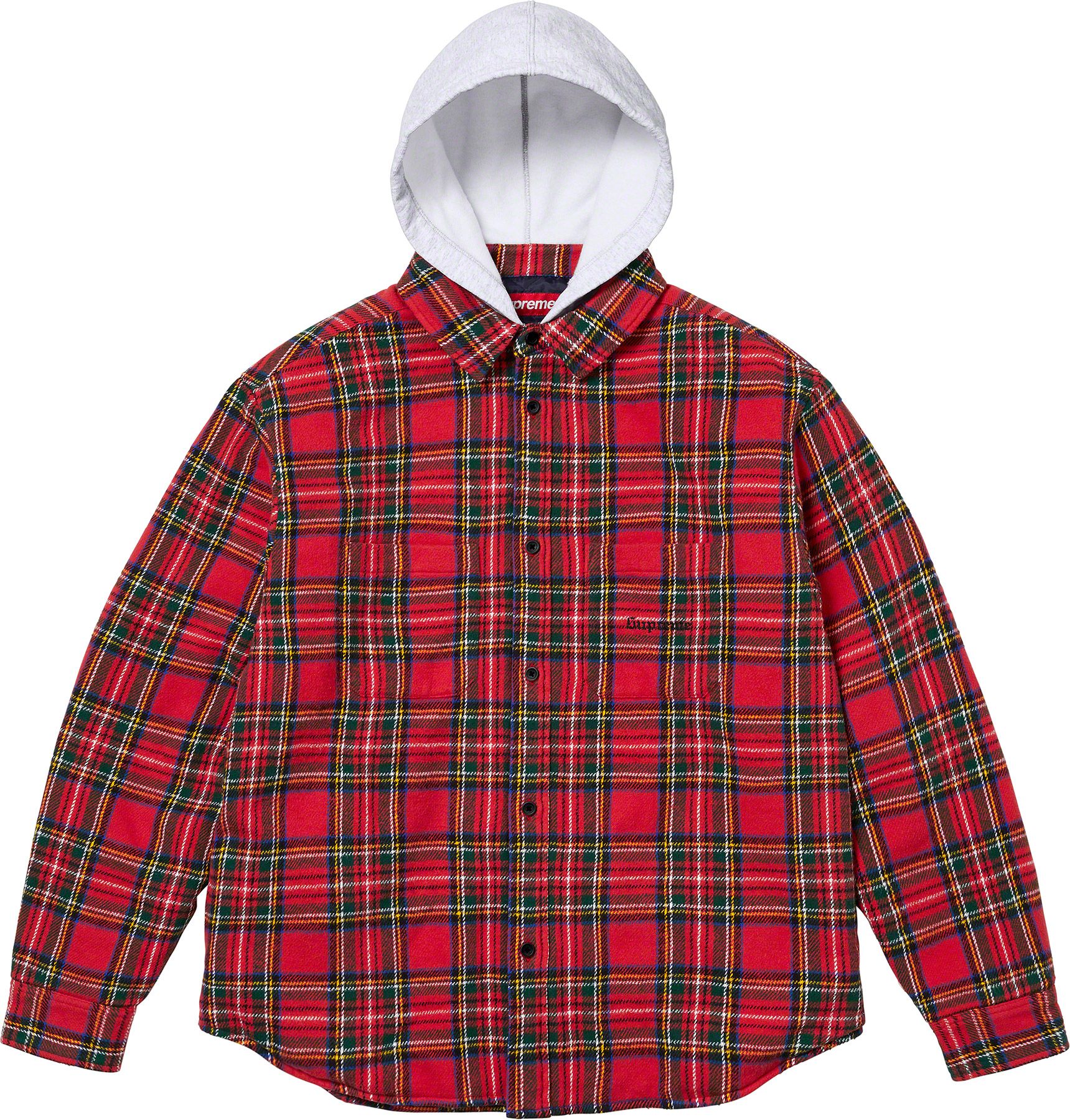 トップス Supreme Quilted Lined Hooded Flannel Supreme Quilted Lined Hooded Flannel Shirt | eBay