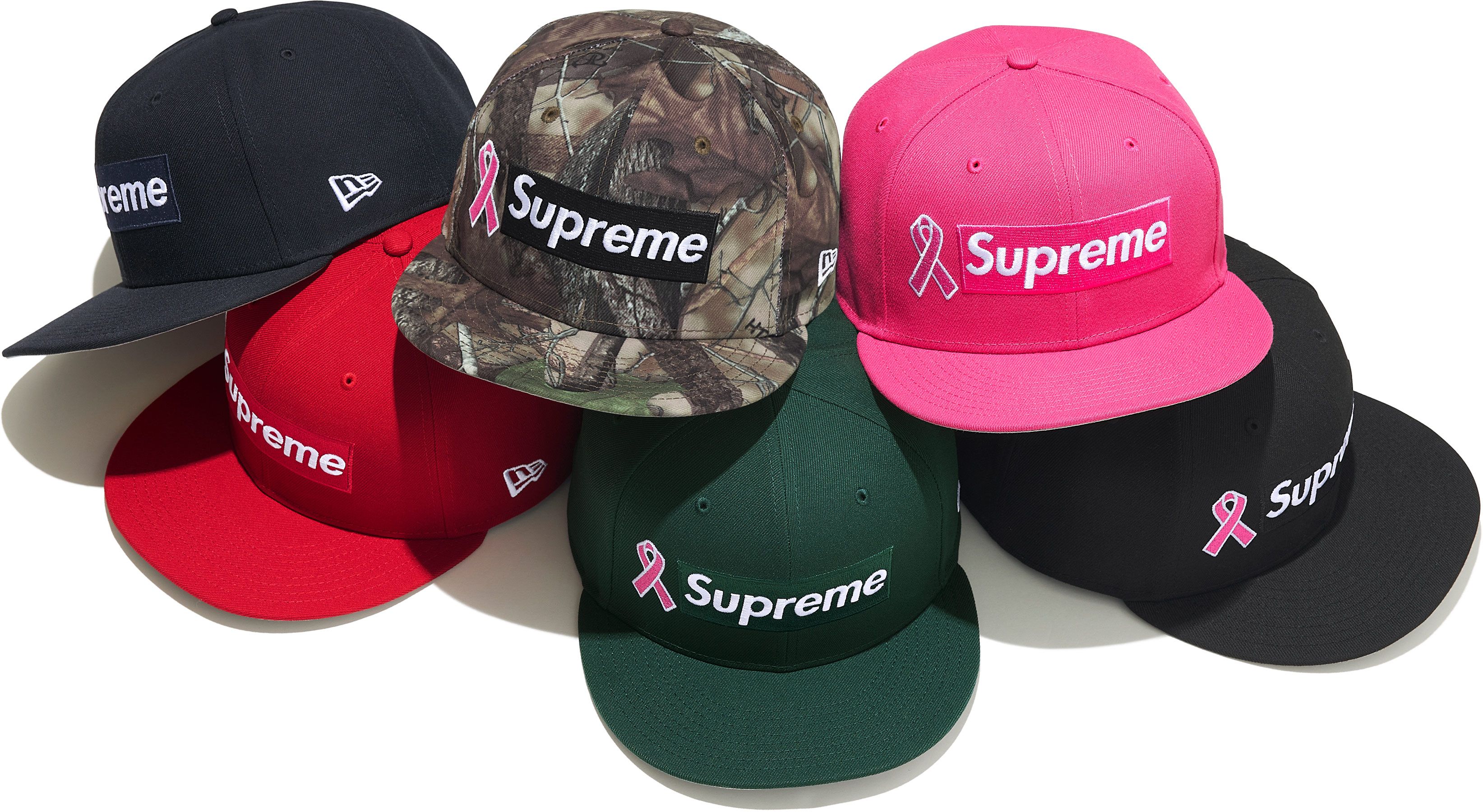 帽子 Supreme Bones Box Logo New Era Supreme Bones Box Logo New Era 59Fifty Cap Black - SS25 - US