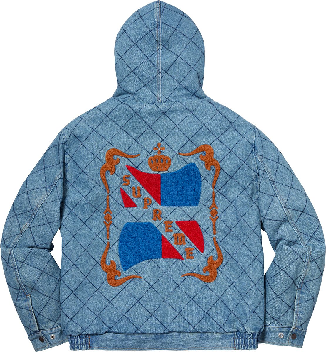ジャケット・アウター Supreme Quilted Denim Pilot Jacket 2562 Fall/Winter 2018 Preview – Supreme