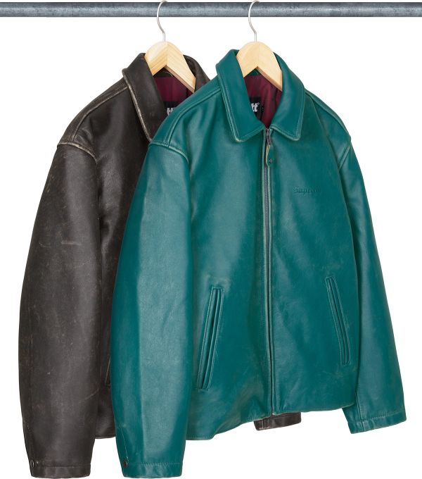Supreme®/Schott® Leather Racer Jacket
