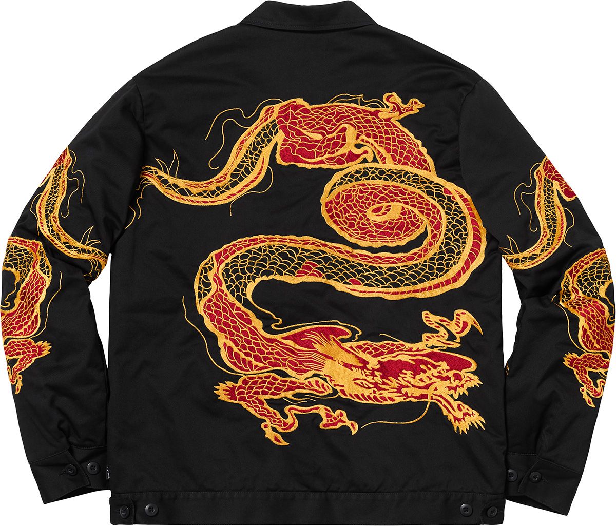 ジャケット・アウター Supreme18fw dragon work jacket S Fall/Winter 2018 Preview – Supreme