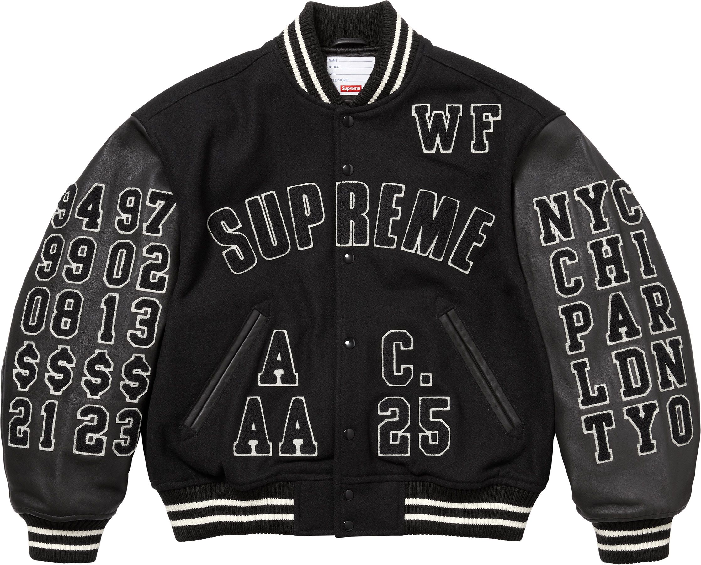 ウェア Supreme Praises Varsity Jacket d84257a855aa6af79127e62032bf6e