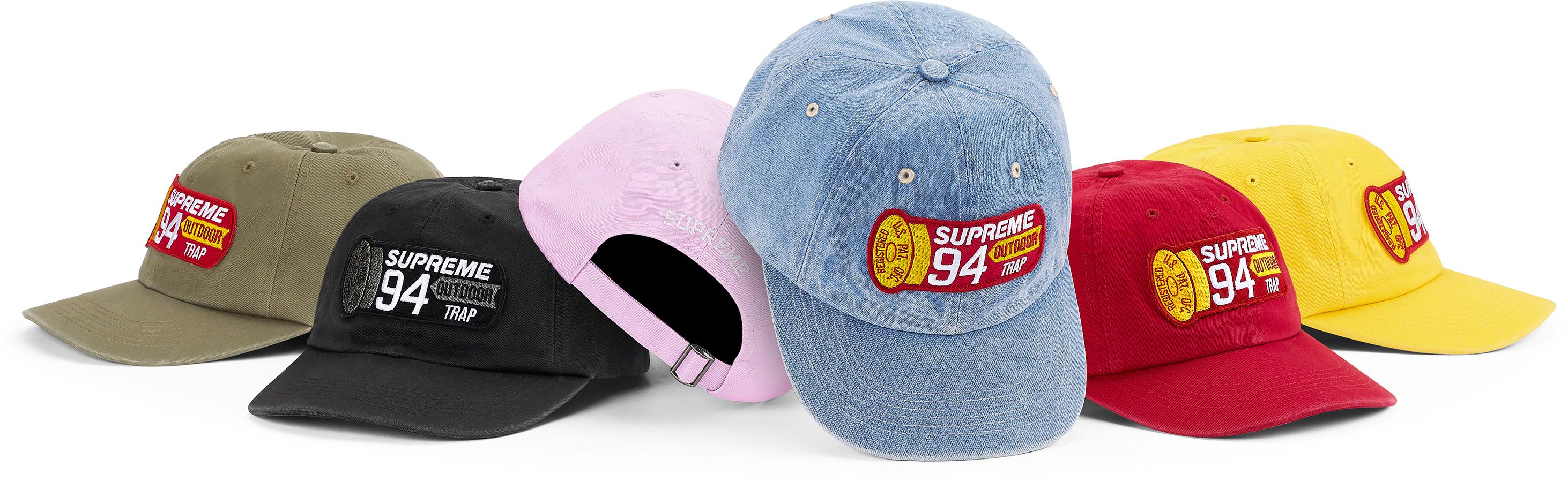 帽子 Supreme Patches 6-Panel Supreme Patches 6-Panel Black - SS25 - US