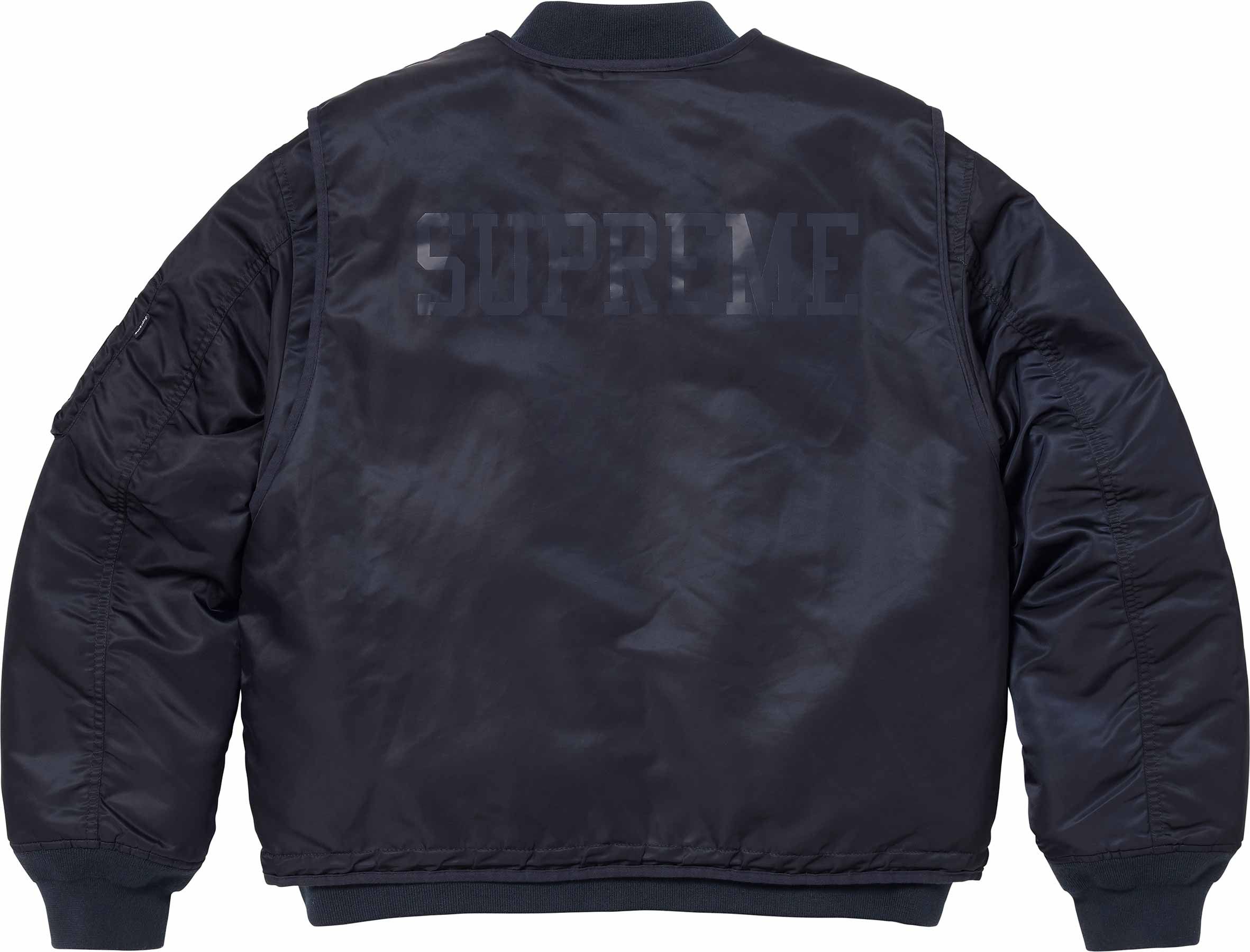 ジャケット・アウター Supreme MA-1 FW22 Supreme Faux Fur Reversible MA-1 - シュプリーム MA-1