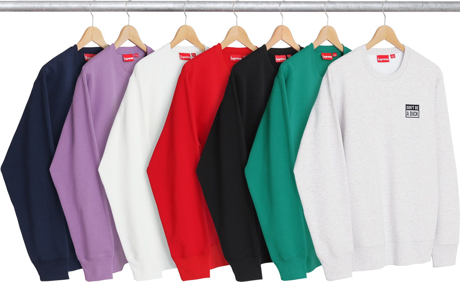 Supreme / 17ss/Dont Be A Dick Crewneck/スウェット/M/コットン/BLK Spring/Summer 2017 Preview – Supreme