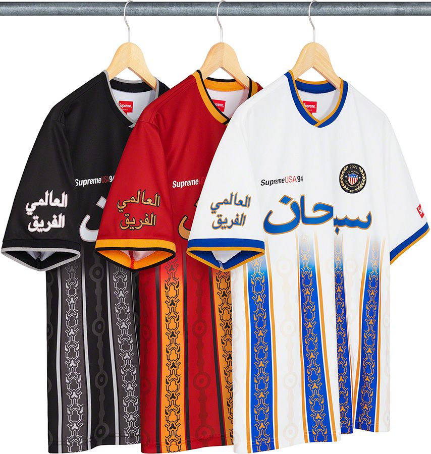 【美品】 supreme arabic soccer セットアップ上XL 下 L 美品】 supreme arabic soccer セットアップ上XL 下 L - メルカリ