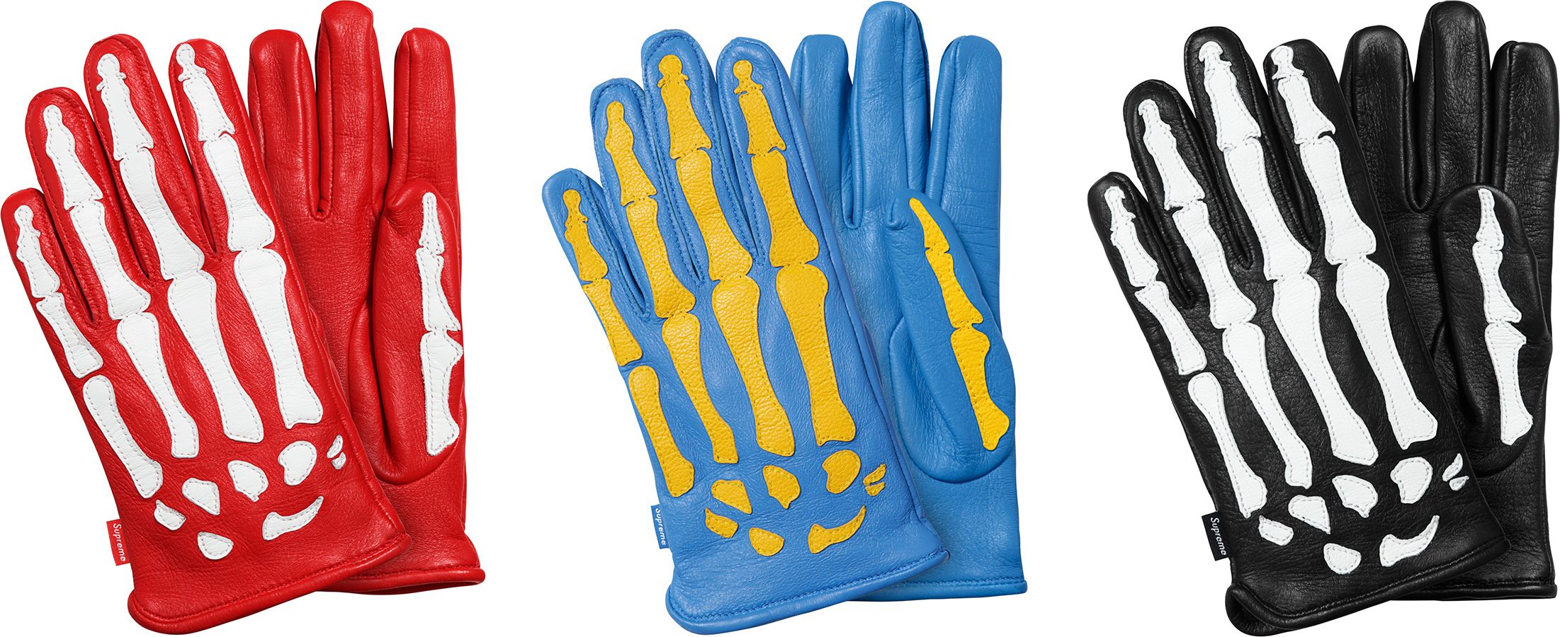 小物 Supreme / Vanson Leather X-Ray Gloves Fall/Winter 2017 Preview – Supreme