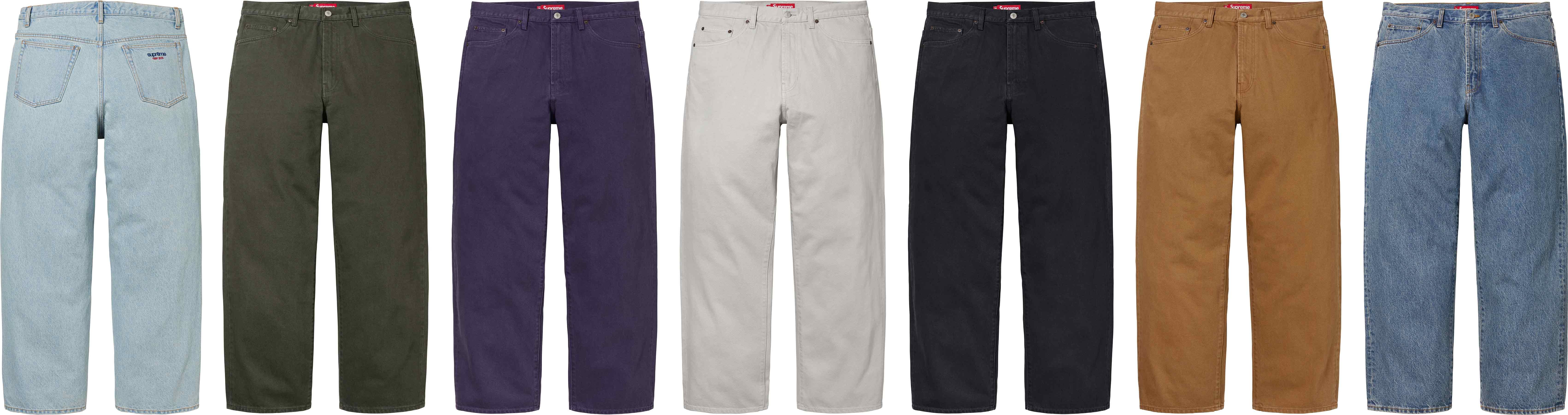 パンツ Supreme Baggy Selvedge Jean Rigid Black Fall/Winter 2024 Preview – Supreme