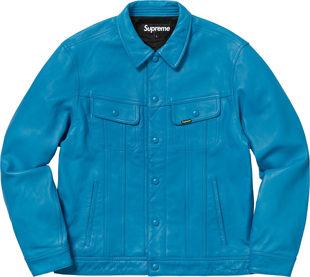 ジャケット・アウター supreme 18AW LEATHER TRUCKER JACKET Supreme Leather Trucker Jacket (FW18) - $498