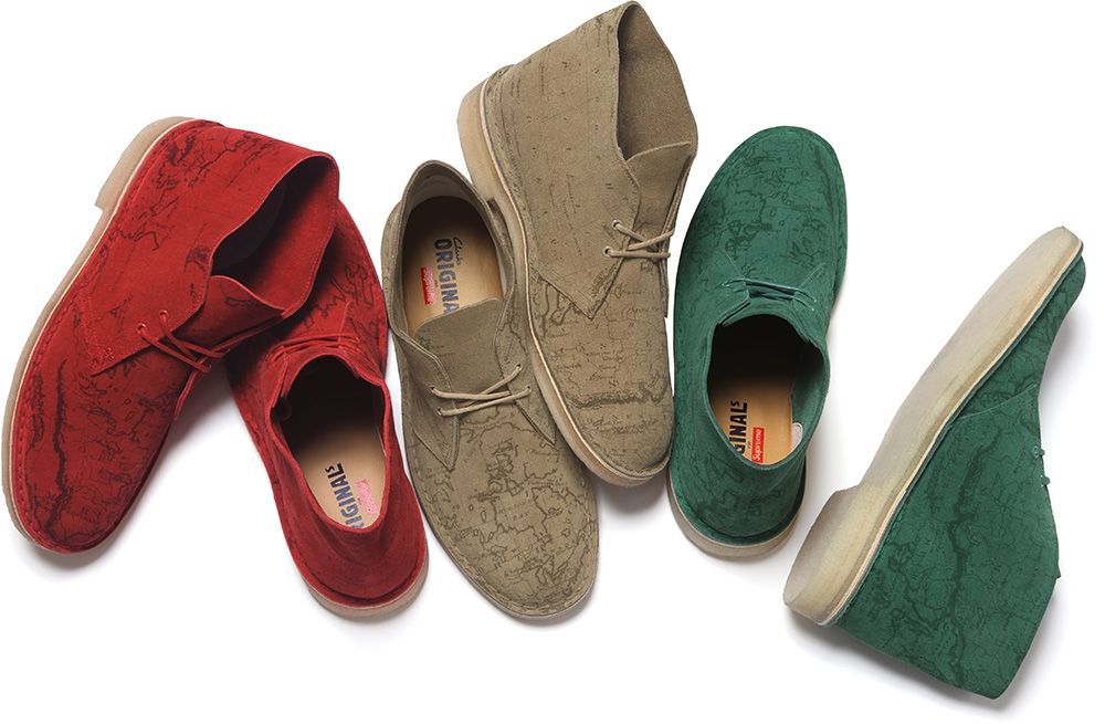 靴 Clarks/Supreme Map Suede Desert Boot Clarks®/Supreme – Gallery – Supreme