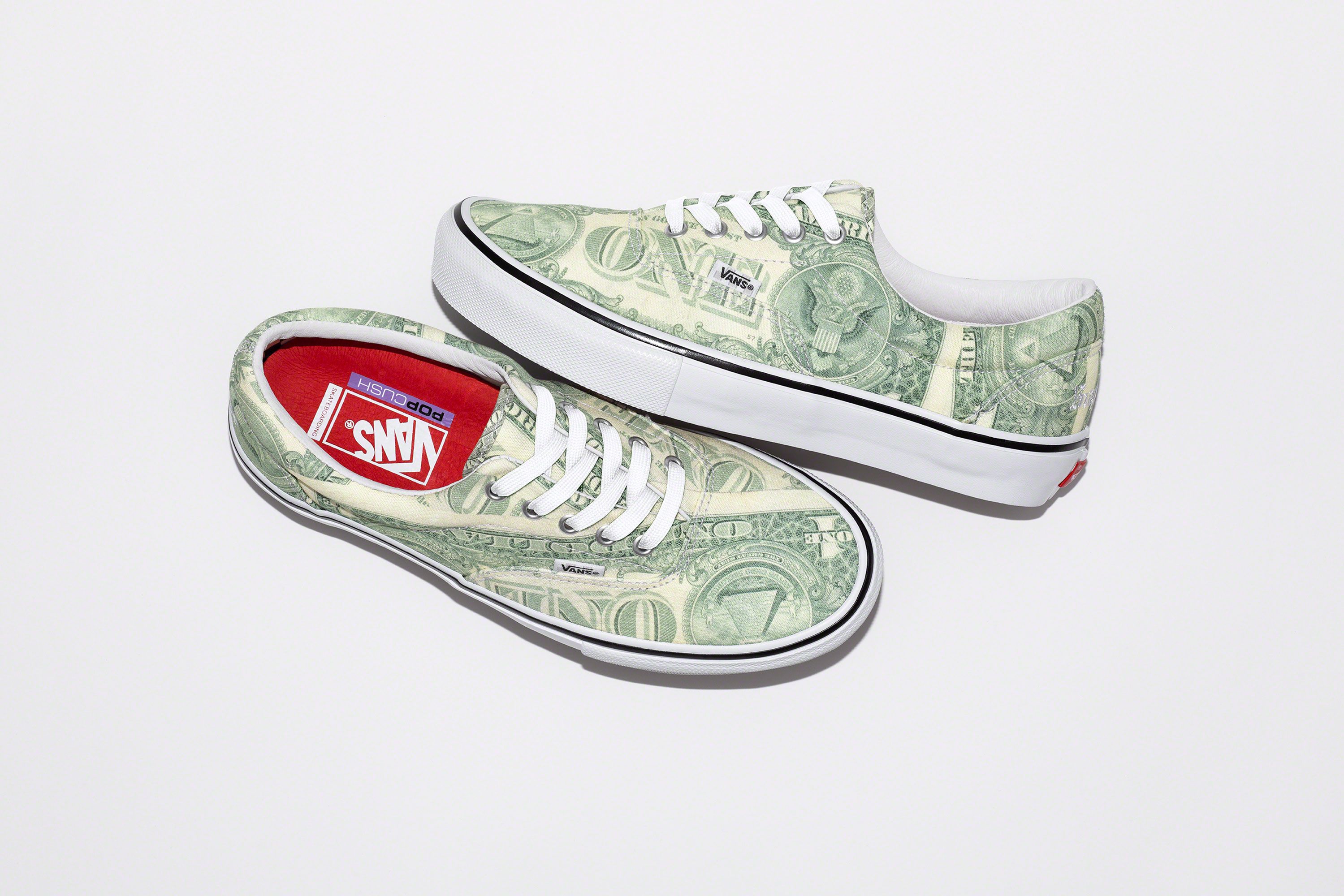 VANS × Supreme ドル紙幣デザイン スニーカー 28cm Vans Skate Era Supreme Dollar Men's - Sneakers - US
