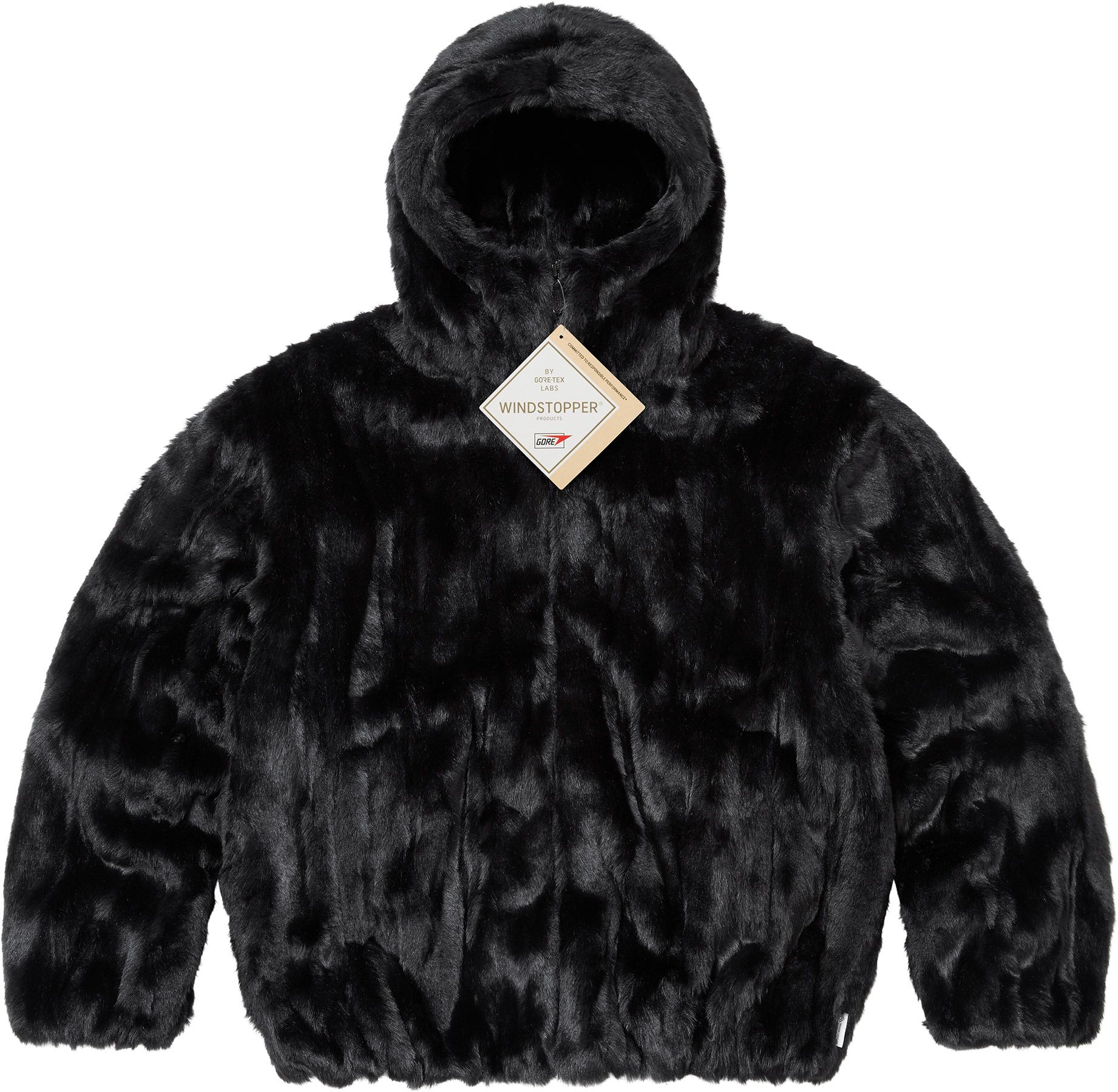 ジャケット・アウター Supreme Faux Fur Hooded Jacket Black L Fall/Winter 2024 Preview – Supreme