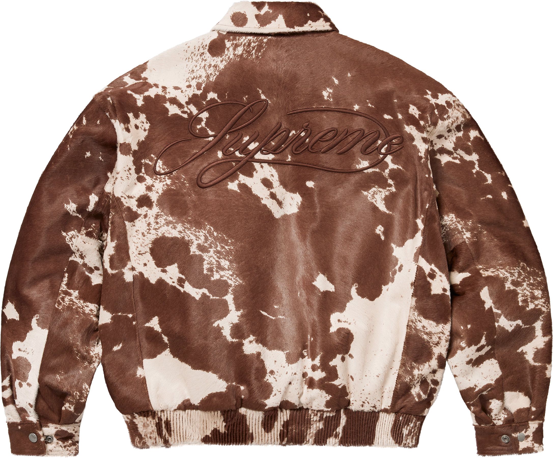 ジャケット・アウター Supreme Ponyhair Varsity Jacket L Supreme Ponyhair Varsity Jacket Black Men's - SS25 - US