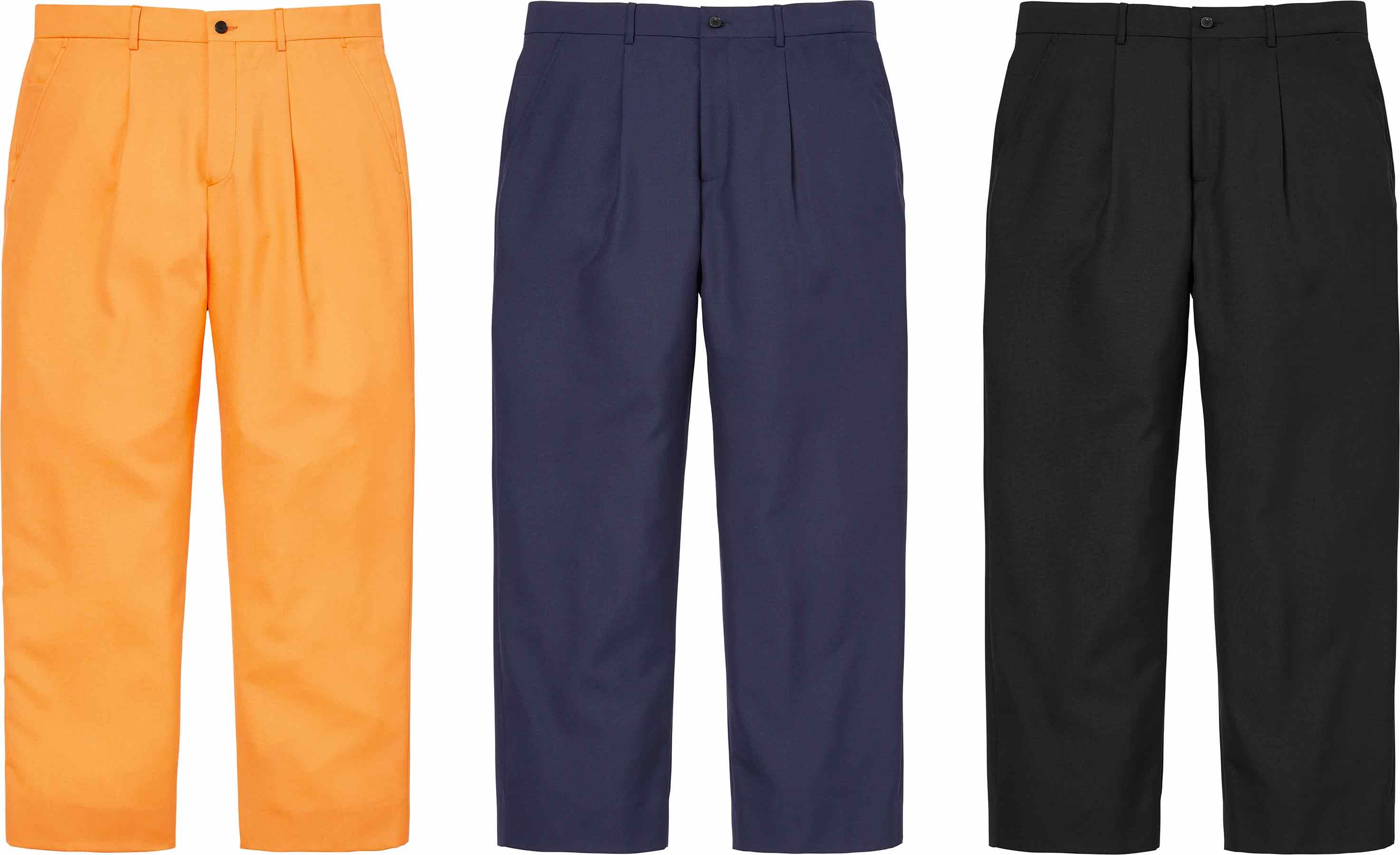 supreme pleated trouser 21aw 34インチ Pleated Trouser | Supreme 21fw