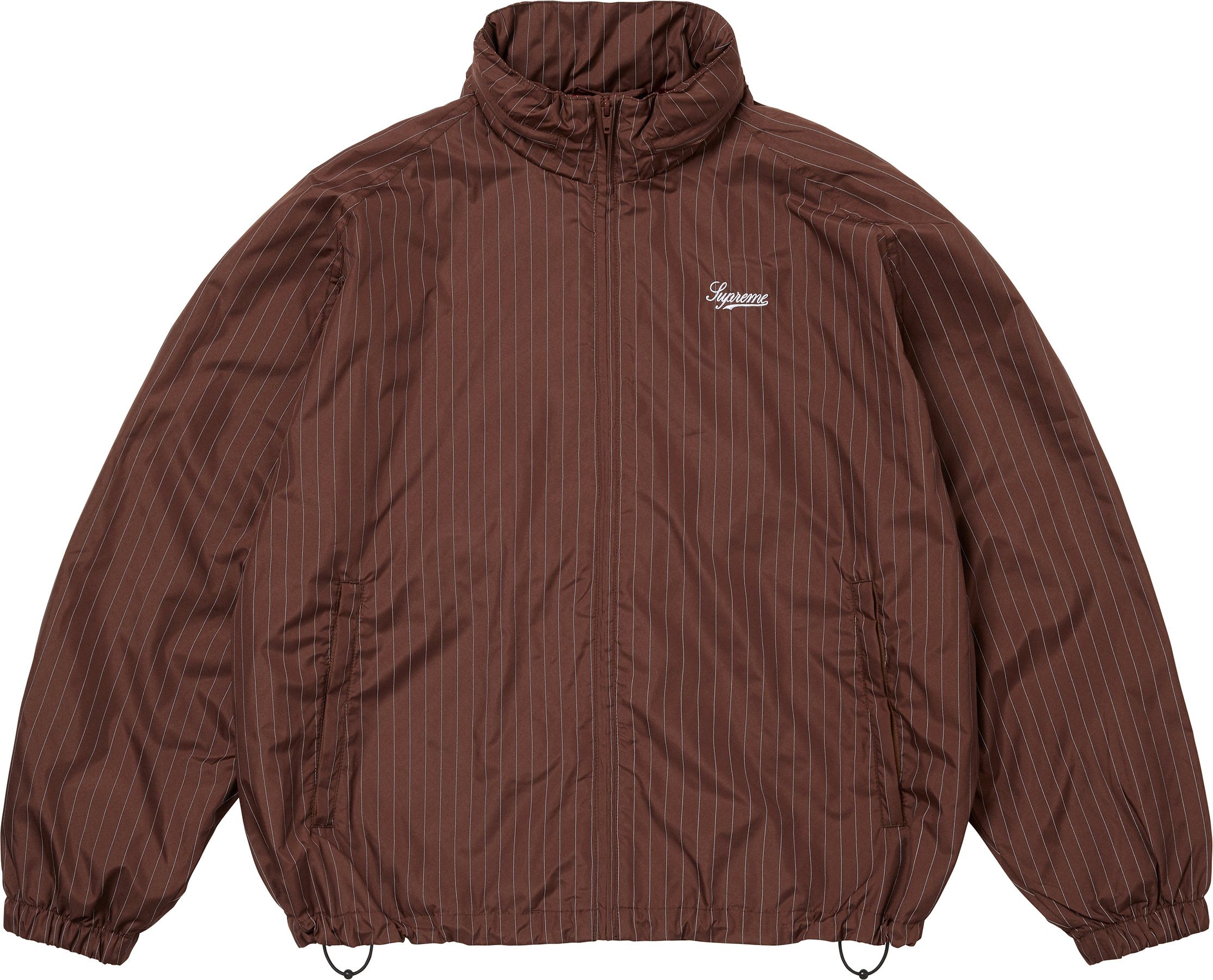 Reflective Pinstripe Track Jacket Mサイズ Supreme Reflective Pinstripe Track Jacket (FW24) - $178
