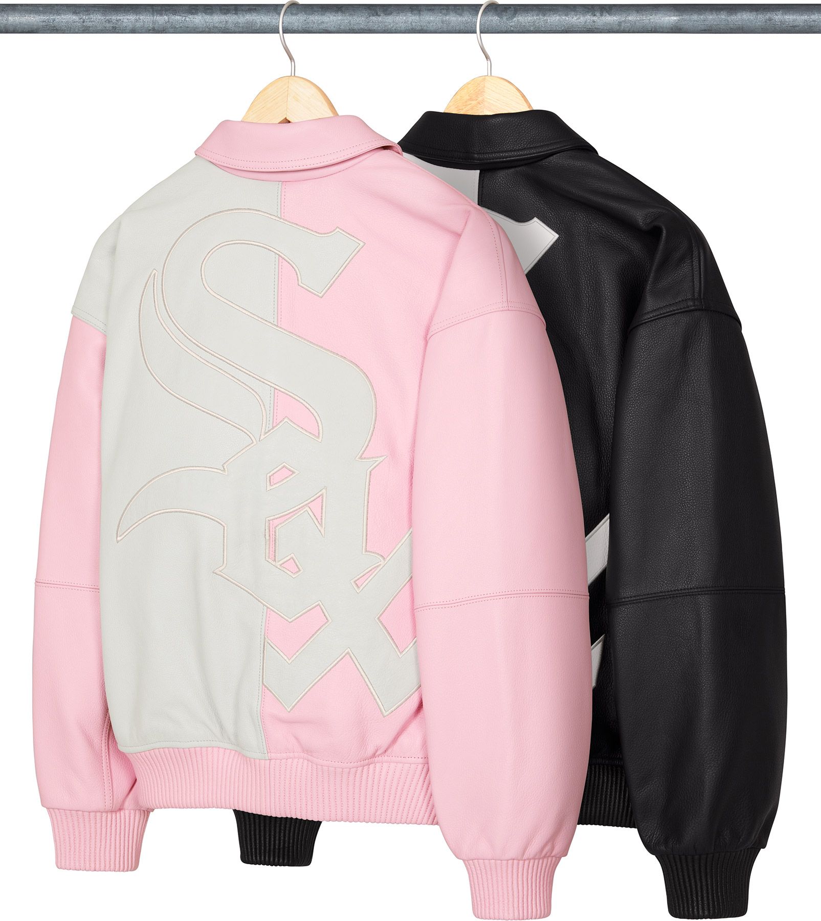 ジャケット・アウター porkchop STADIUM JACKET Lsize PORKCHOP Stadium Jacket XL Black/Blue