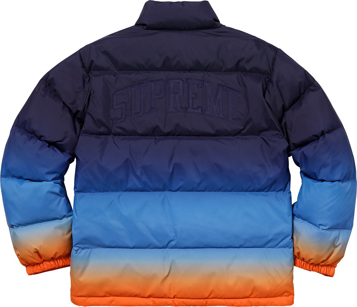 【18SS】supremeシュプリームGradient Puffy jacket Supreme Gradient Puffy Jacket Pink Men's - SS18 - US