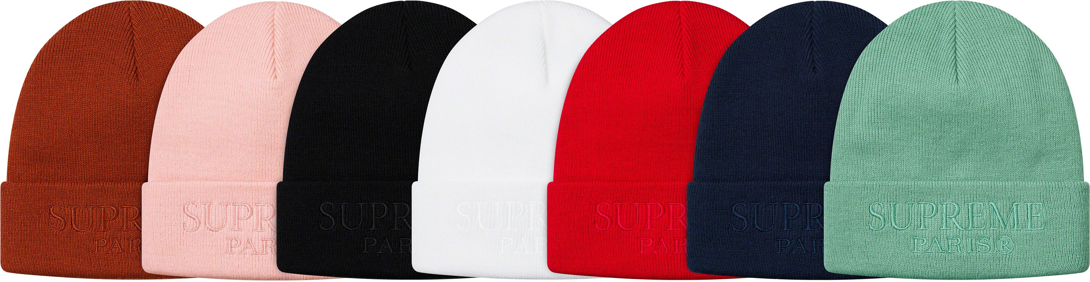【稀少】Supreme Tag Logo Beanie Hottyさん着用 稀少】Supreme Tag Logo Beanie Hottyさん着用