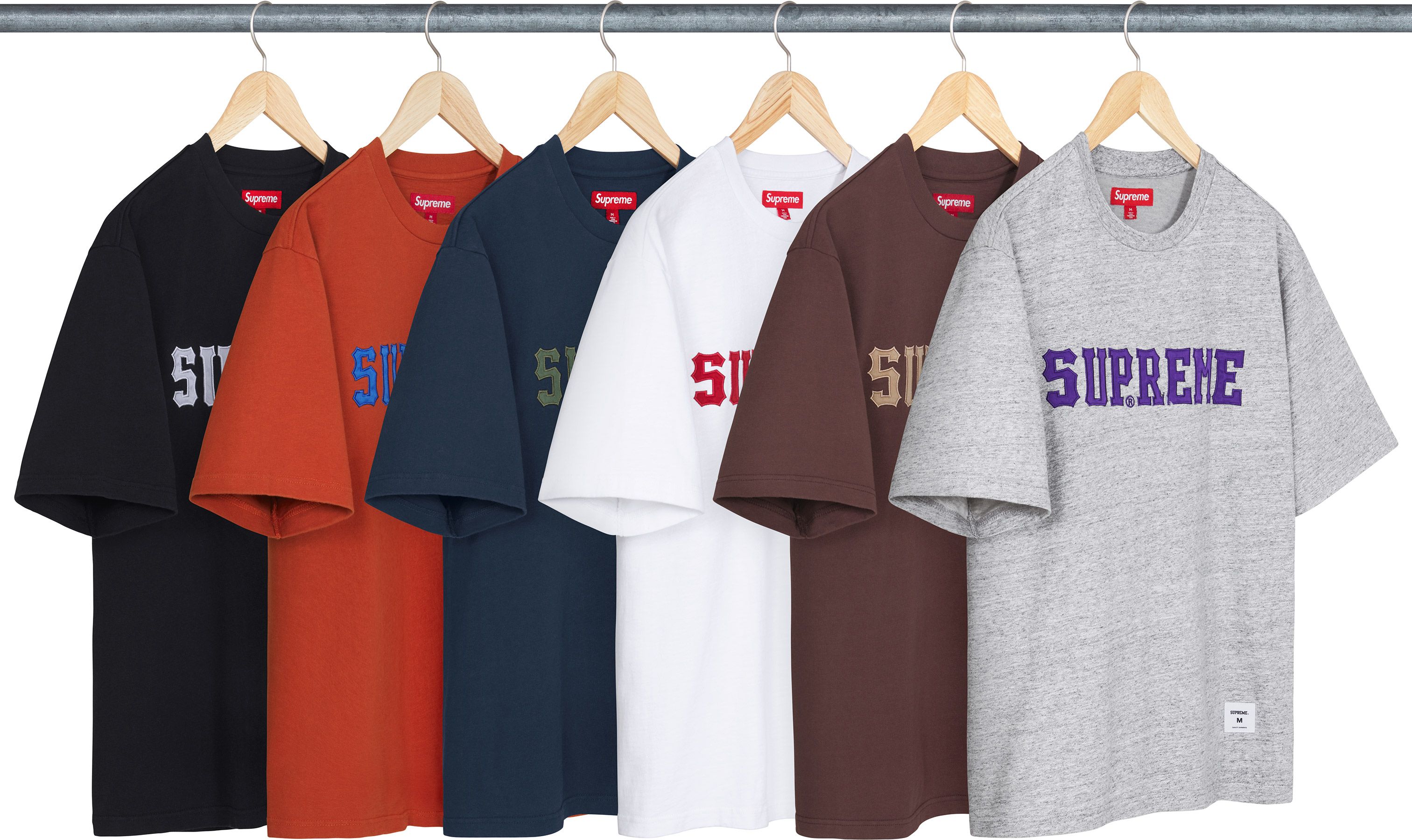 【新品】 Supreme Twill Appliqué S/S Top 黒 L Supreme] Twill Appliqué S/S Top Black L