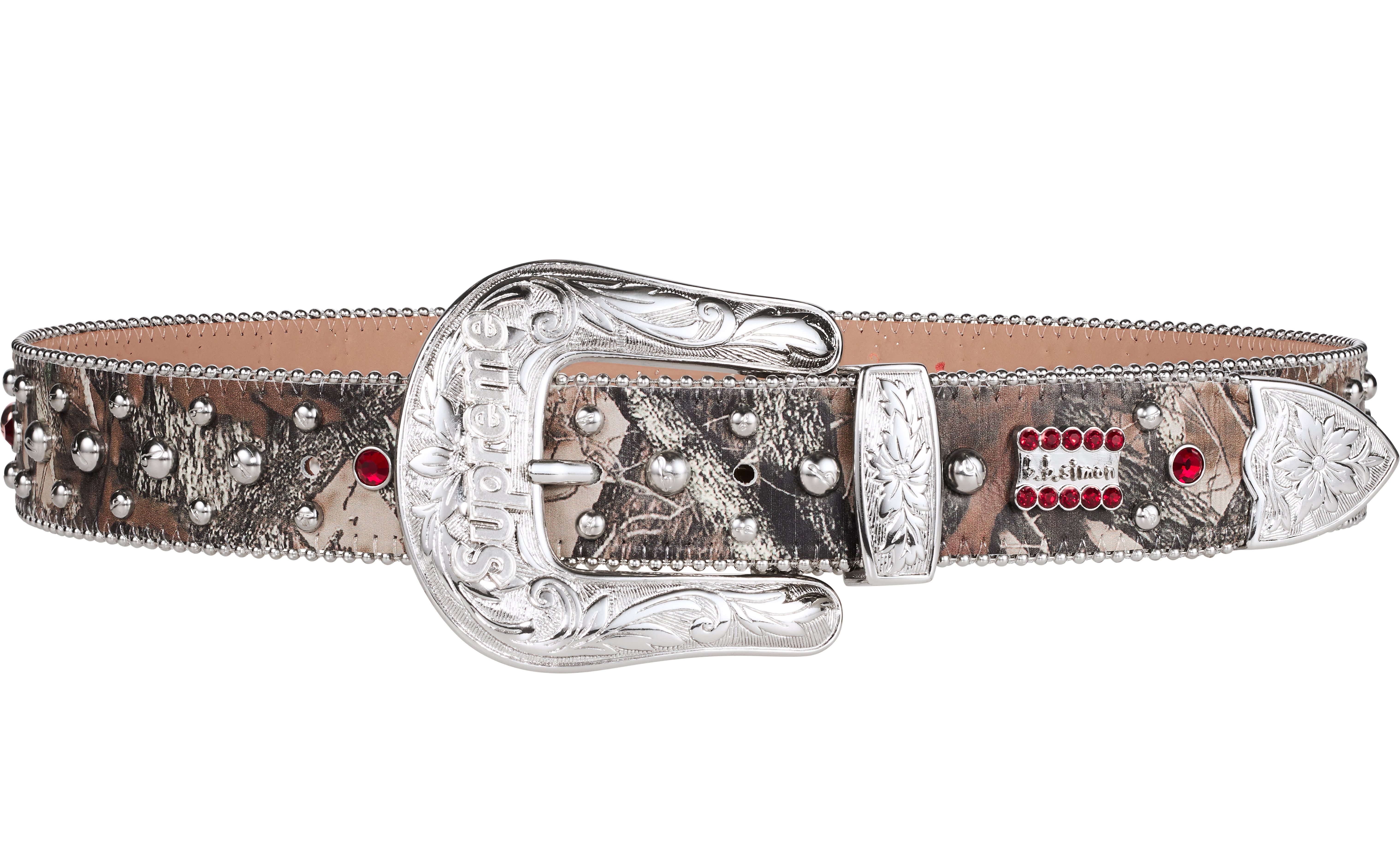小物 Supreme b.b. Simon Studded Ranger Belt S Supreme b.b. Simon Studded Ranger Belt Black - FW24 - US