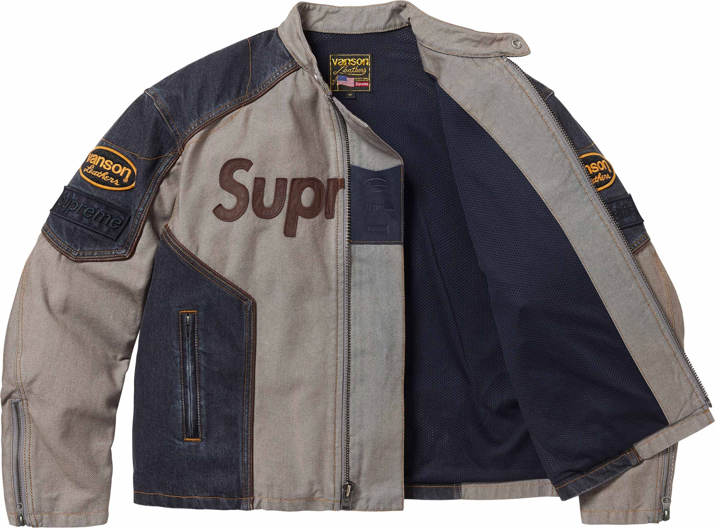 ジャケット・アウター Supreme/Vanson Leathers Cordura Jacket M Supreme Vanson Leathers Cordura Jacket Black Small (Ready To