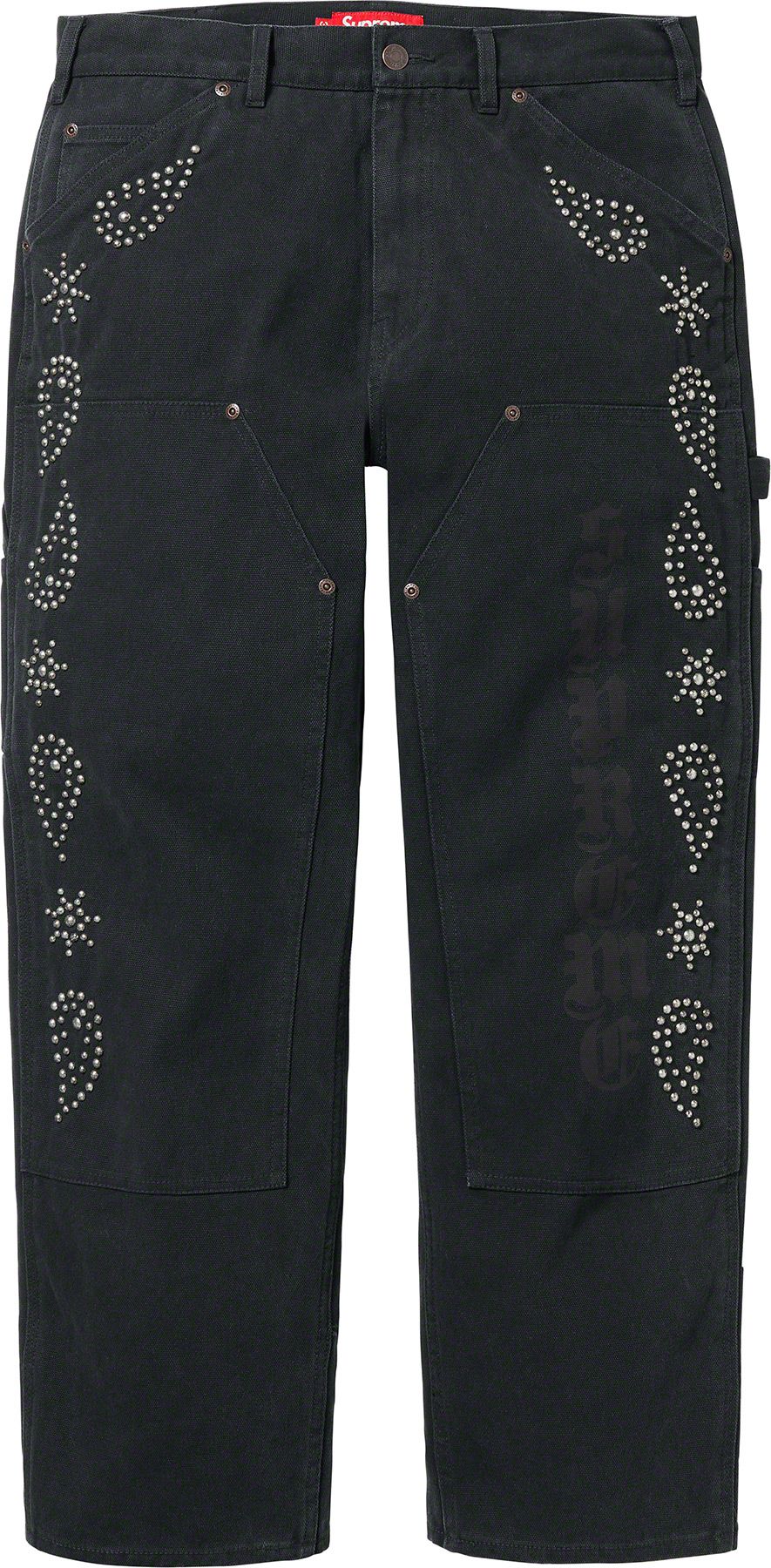 パンツ Supreme Paisley Studded Double Knee pant Fall/Winter 2023 Preview – Supreme