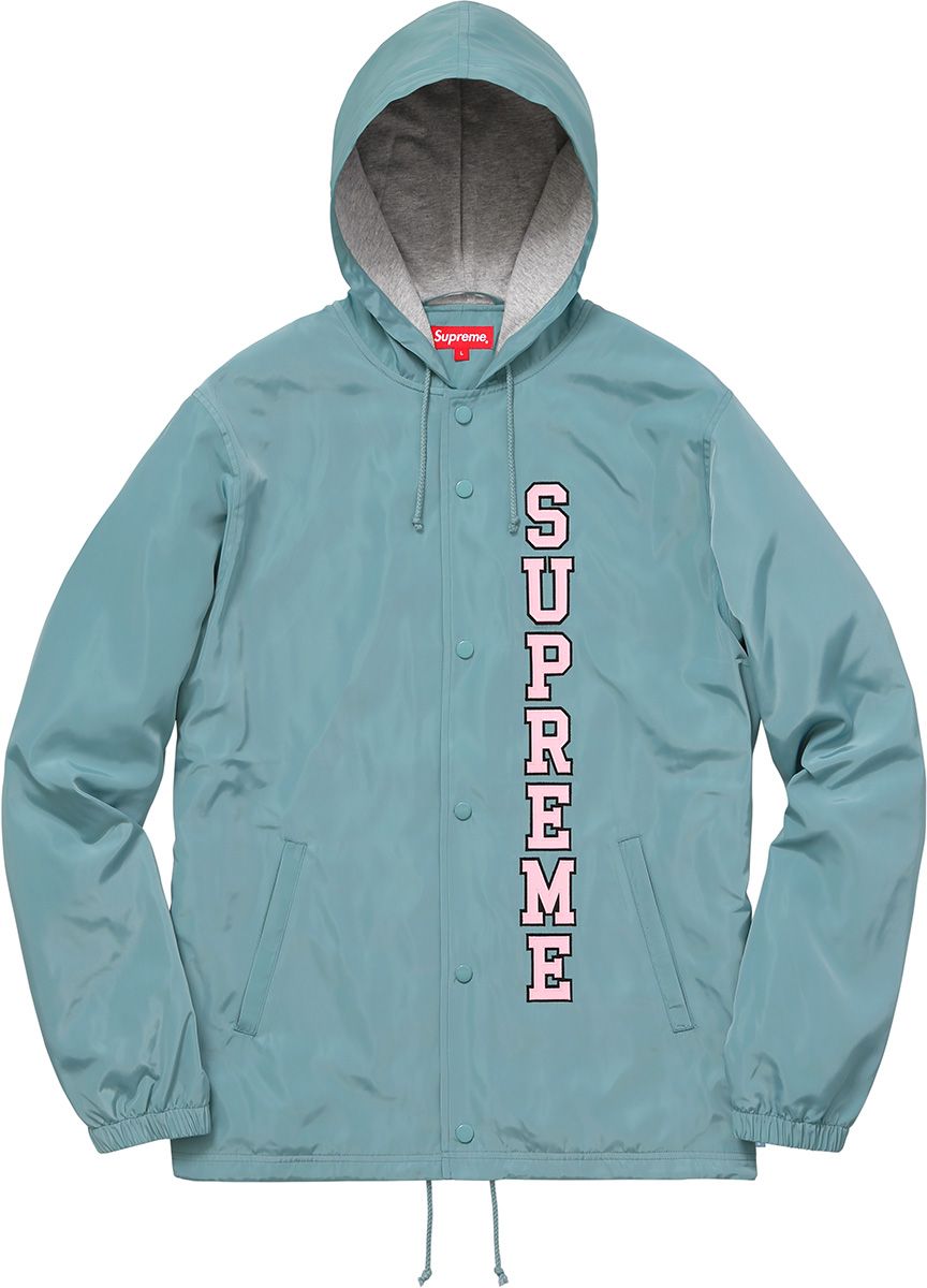 【美中古】Supreme Vertical Logo Hooded Coaches Jacket [Orange] XL XLarge シュプリーム コーチ コーチジャケット オレンジ 値下げ！Supreme vertical logo hooded coaches
