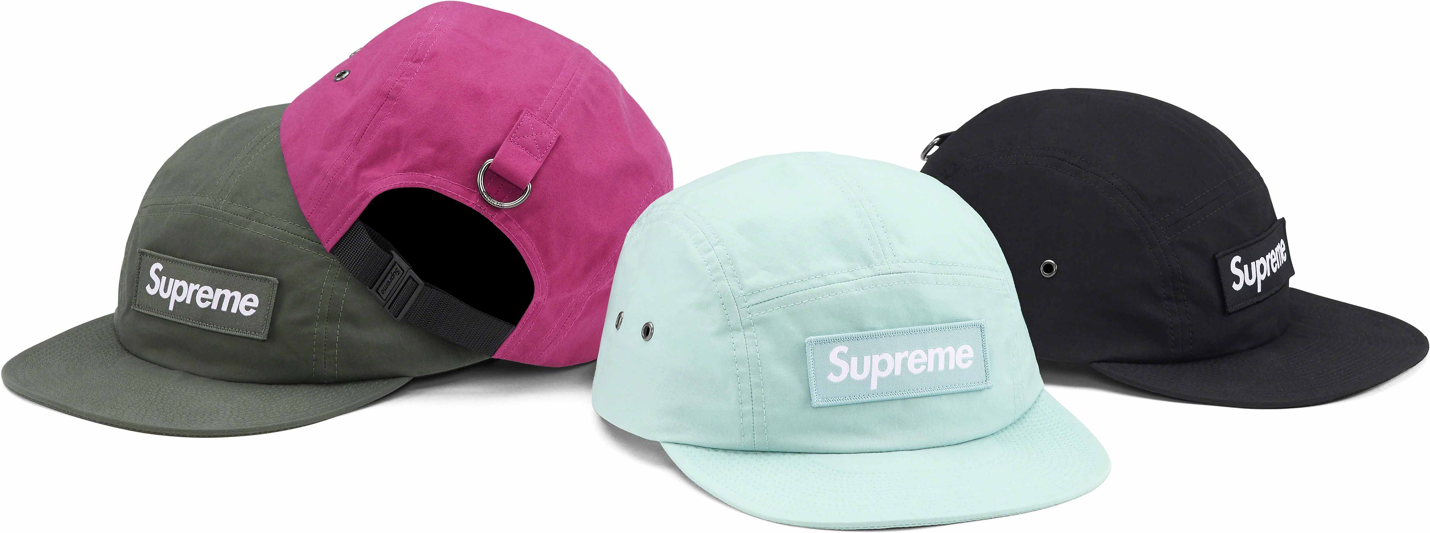 supreme　Pigment 2-Tone Camp Cap Supreme Pigment 2-Tone Camp Cap Black - SS24 - US
