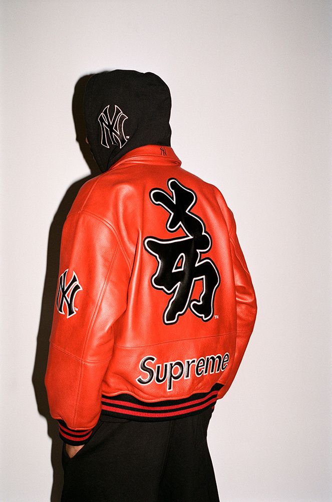 Supreme ニューヨーク・ヤンキースジャケット シュプリームがMLBと再コラボ 「最高」ロゴをあしらった
