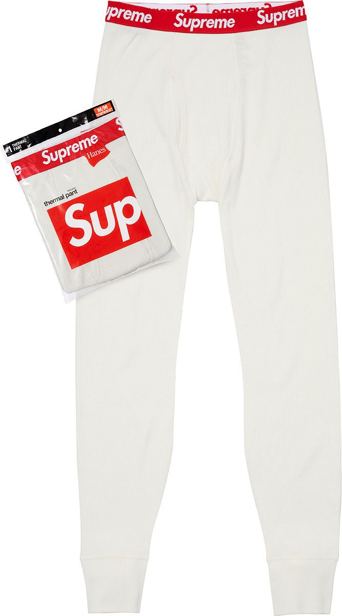 Supreme®/Hanes® Thermal Crew (1 Pack) Supreme Hanes Thermal Crew (1 Pack) (FW20) - $26