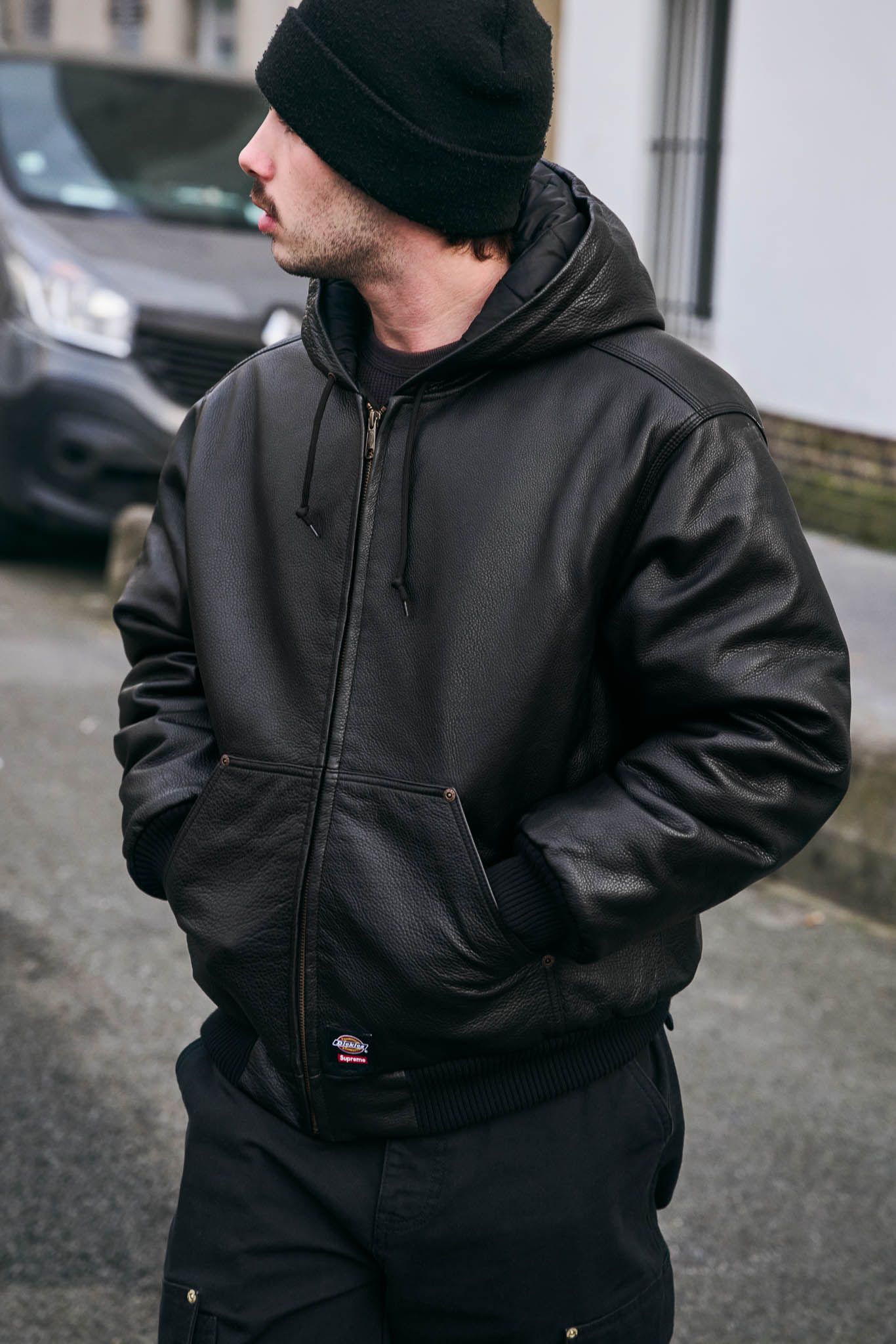 Supreme Dickies Hooded Work Jacket XXL 黒 Supreme Dickies Hooded Work Jacket (FW24) - $198