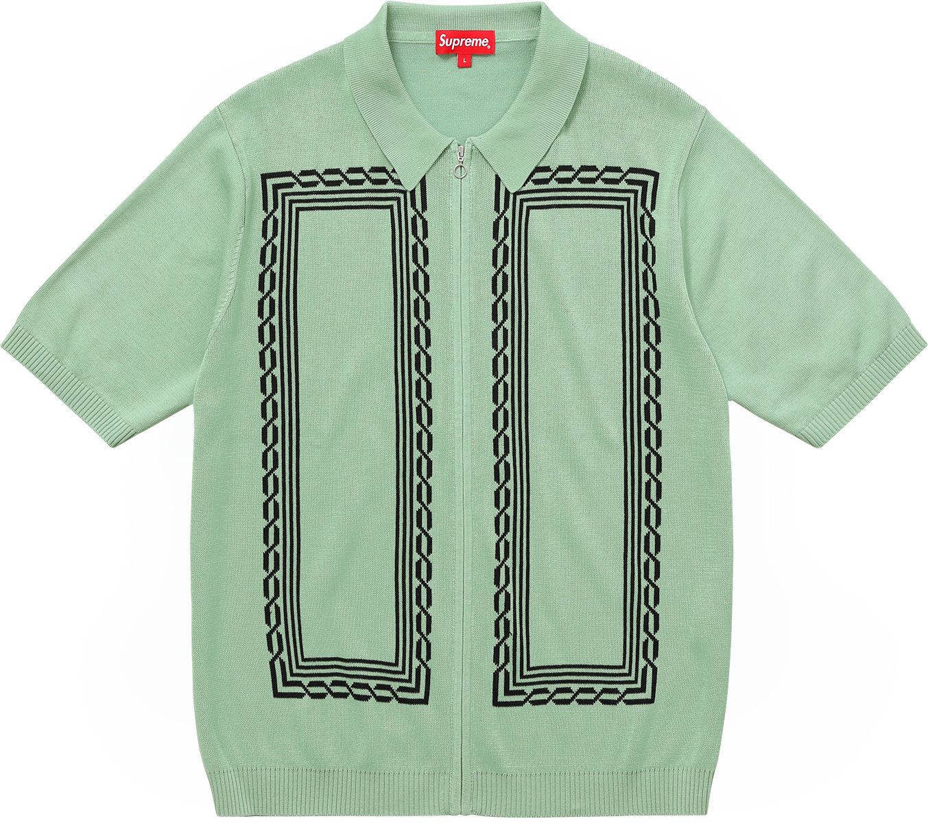 2017ss 美品 Supreme Weave Zip Up Knit Polo Spring/Summer 2017 Preview – Supreme