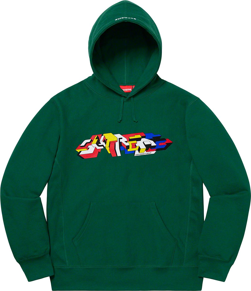 Supreme × Martin Wong 8-Ball Supreme Martin Wong 8 Ball Hooded Sweatshirt Multi (FW19SW51