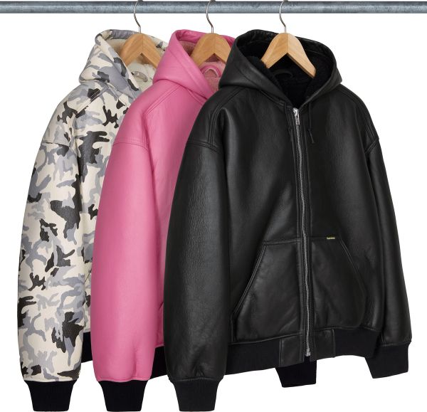 Supreme®/Schott® Shearling Hooded Work Jacket