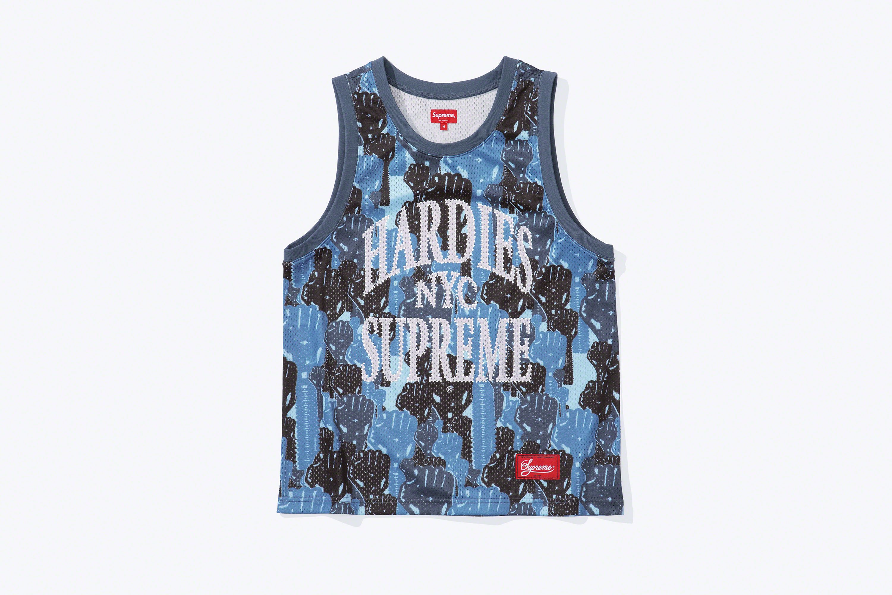 極美品 supreme hardies メッシュ タンクトップ 希少 迷彩 カモ 未使用品 シュプリーム SUPREME 23SS Hardies Camo Basketball Jersey
