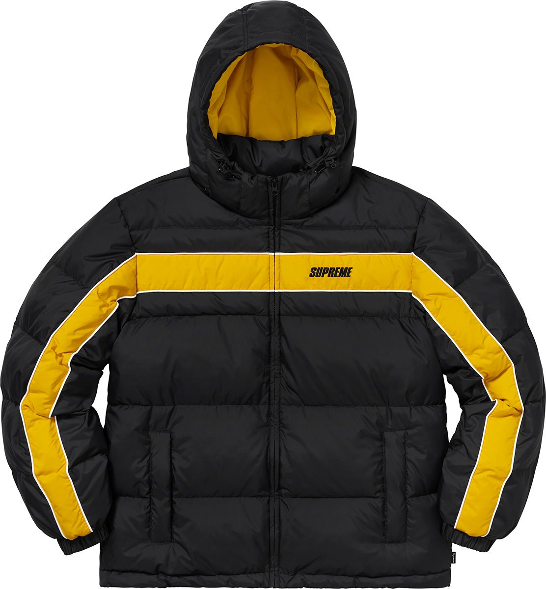 Supreme Stripe Panel Down Jacket XLサイズ！ Supreme Stripe Panel Down Jacket (FW18) - $258