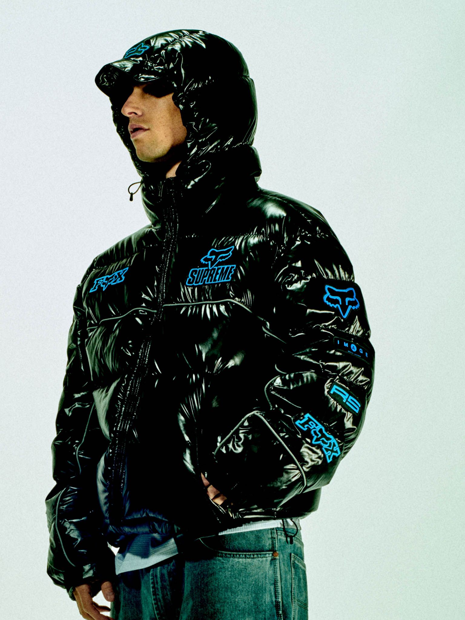 トップス Supreme Fox Racing NEW Supreme Fox Racing Moto Jersey Top White Red SS18 Size