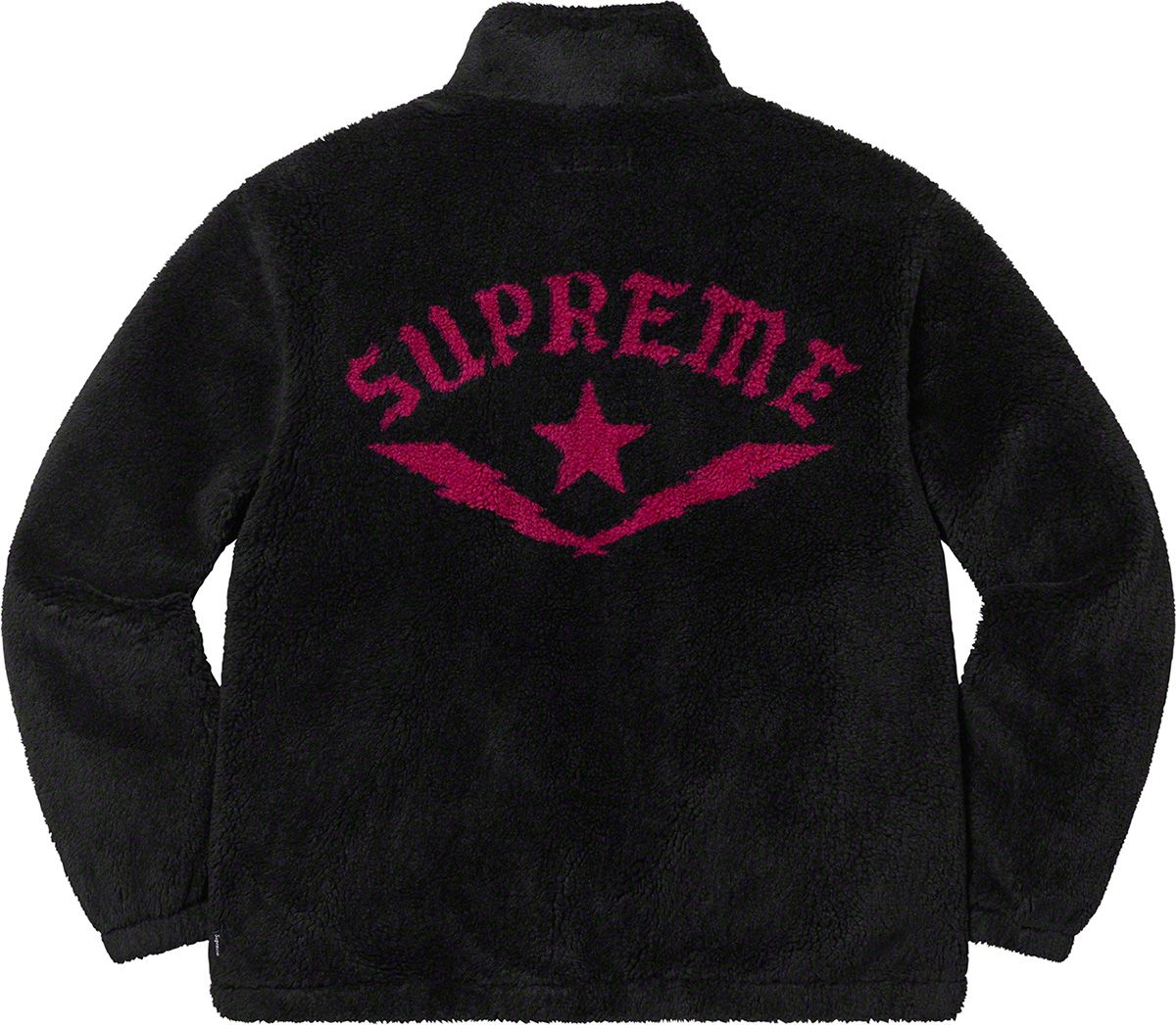 ジャケット・アウター Supreme Sherpa Fleece ReversibleWorkVest Supreme Roses Sherpa Fleece Reversible Jacket Red Men's