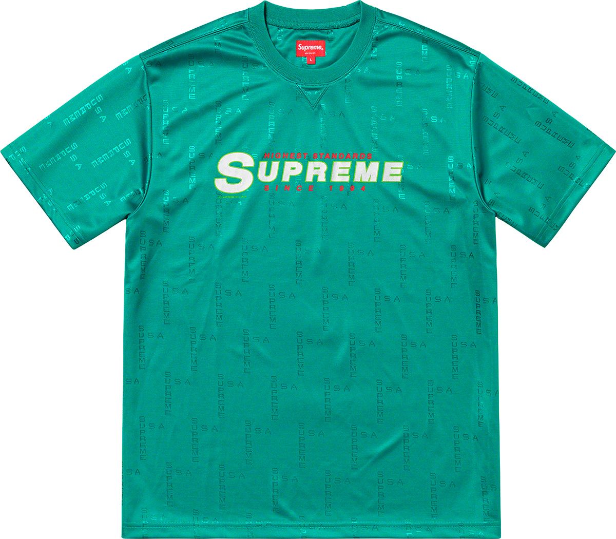 トップス jacquard logo baseball jersey supreme Supreme Jacquard Logo Baseball Jersey (SS19) - $118
