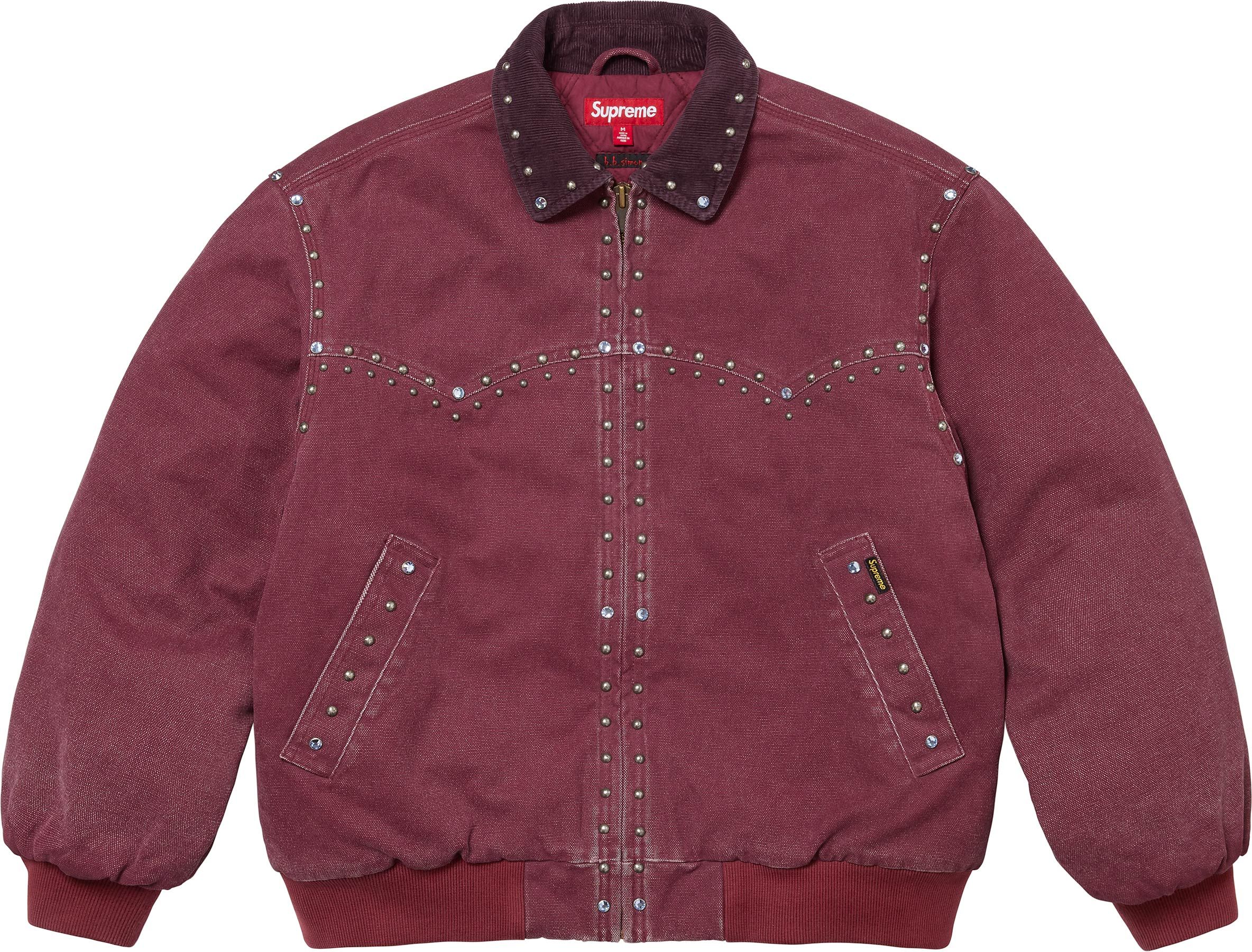 ジャケット・アウター Supreme x B.B. Simon Studded Work Jacket Fall/Winter 2024 Preview – Supreme